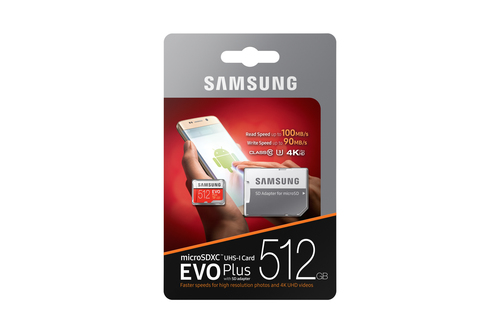 SAMSUNG microSD EVO Plus 512GB Class10