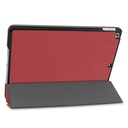 Cover2Day iPad 2020 hoes - 10.2 inch - Tri-Fold Book Case - Donker Rood