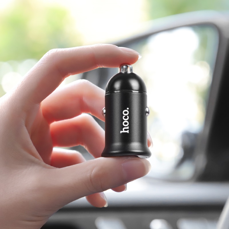 Hoco Car charger Z30 Easy route dual port charging adapter