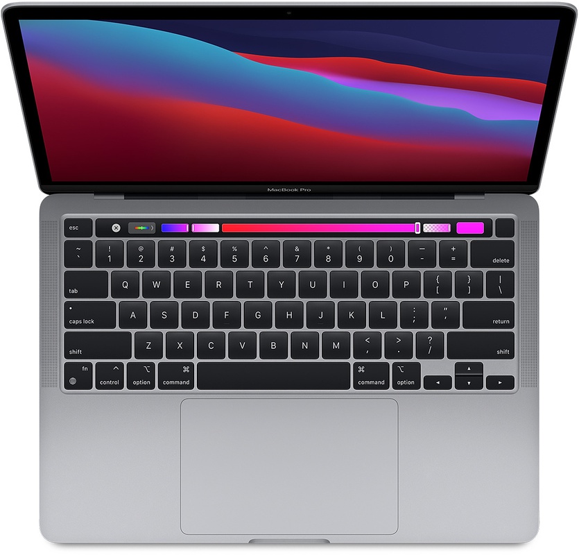 Apple MacBook Pro 2020 M1, 16GB ram, 8-core GPU, 512GB ssd, Space grijs