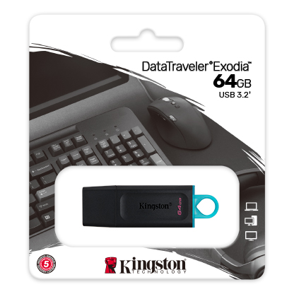 Kingston  64GB USB 3.2 DataTraveler Exodia