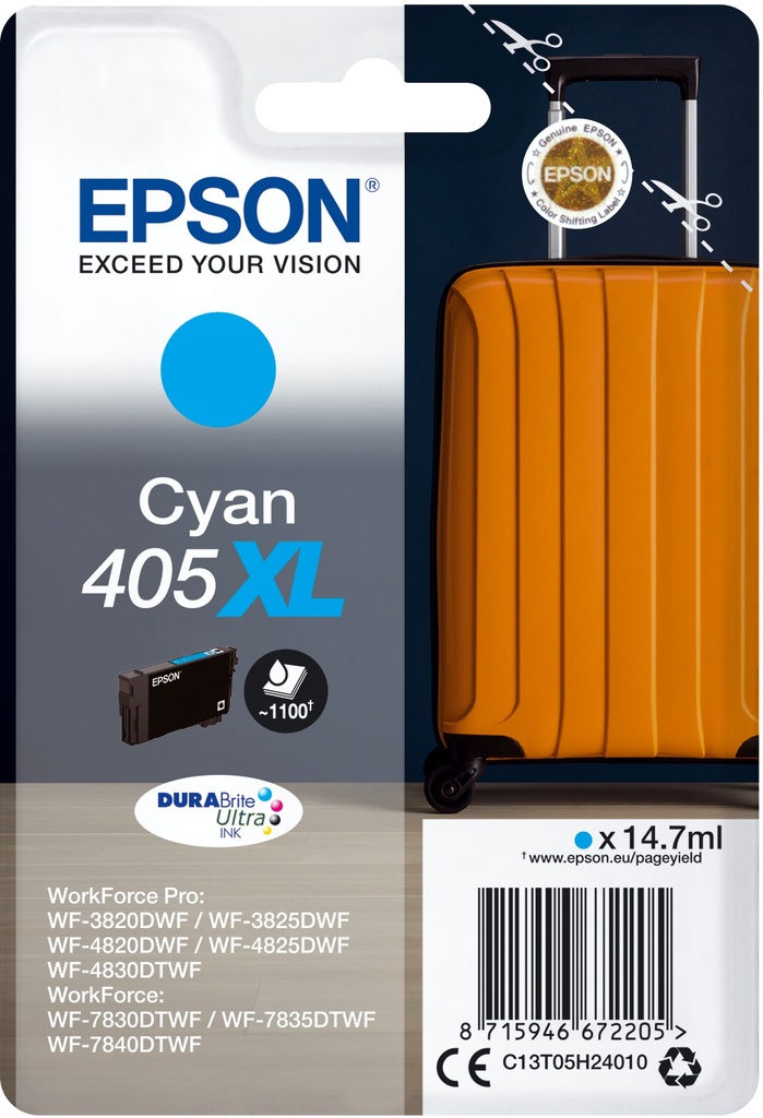 EPSON Singlepack Cyan 405XL