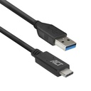 ACT USB 3.2 Gen1 aansluitkabel A male - C male 2 meter