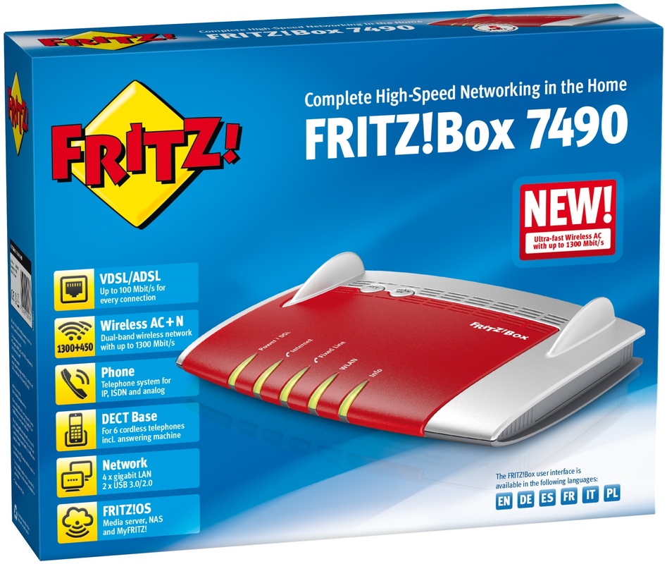 AVM FRITZ!Box 7490 Edition International