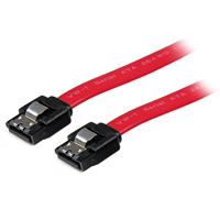 STARTECH.com SATA Data Transfer Cable - 45.72 cm - 1 x Male SATA - 1 x Male SATA - Red
