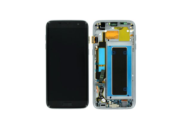 Samsung Galaxy S7 Edge LCD + Digitizer Assembly - Zwart voor Samsung Galaxy S7 Edge SM-G935