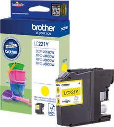 [LC221Y] Brother Ink Cartridge LC-221Y Yellow