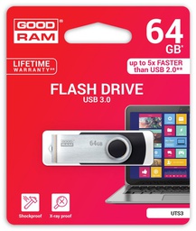 [UTS3-0640K0R11] Goodram Flashdrive 'Twister' 64GB USB3.0 Black