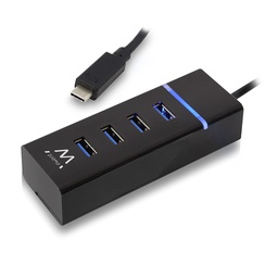 [AC6415] ACT 3.0 USB Hub Type-C (USB 3.1 Gen 1), 4 poorts, zwart