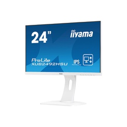 [XUB2492HSU-W1] Iiyama ProLite XUB2492HSU-W1 - 60,5 cm (23.8") - 1920 x 1080 Pixels - Full HD - LED - 5 ms - Wit