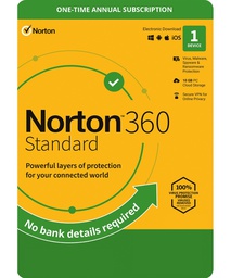 [DSD190048] Norton 360 Standard 1-Device + 10 GB Cloudstorage 1 year (Non-Subscription)