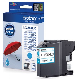 [LC225XLC] Brother Ink Cartridge LC-225XLC Cyaan 1200 pages