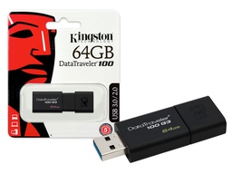 [DT100G3/64GB] Kingston 64GB USB 3.0 DataTraveler 100 G3