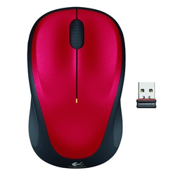 [910-002496] Logitech M235 Wireless Mouse Rood