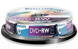 Philps DVD+RW 10 pack